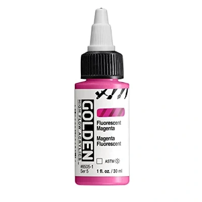 Image of Golden : High Flow Acrylic Paint 30ml (1oz): Fluorescent Magenta S5