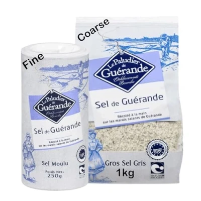 Image of Celtic Sea Salt Bundle Including 1kg Coarse Le Paludier Sel de Guerande and 250g Fine Shaker…