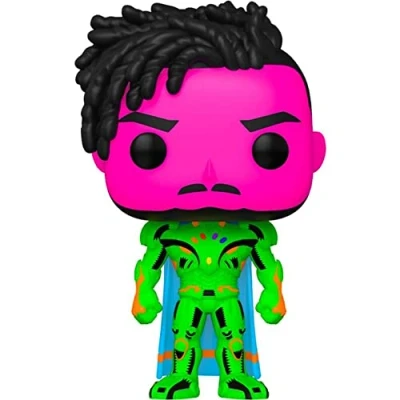 Image of Funko Pop! Jumbo: What If the King Infinity Killmonger (Blacklight) Marvel Collectable Vinyl Figure Gift Idea Official Merchandise Toys for Kids &amp; Adults TV Fans