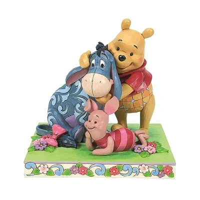 Image of Disney Traditions by Jim Shore Here Together, Friends Forever Pooh and Figurine