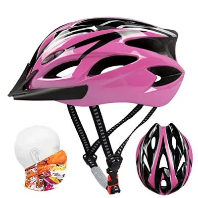 Image of Bike Helmet Adult, Mountain Cycle Helmets Ladies, 56 62CM Large Adjustable Lightweight 18 Vents Bicycle Cycling for Teenagers Women Men Sport Skateboard MTB Road Safety
