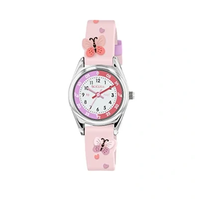 Image of Tikkers Girl&#039;s Analog Quartz Watch with Silicone Strap TK0206