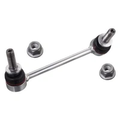 Image of LR033242, LR048092 Anti roll bar link FEBI BILSTEIN 102227 Rear Axle Right 184mm M14 x 2 BMTS Turbo NEW with nuts nut LAND ROVER: Range Rover 4