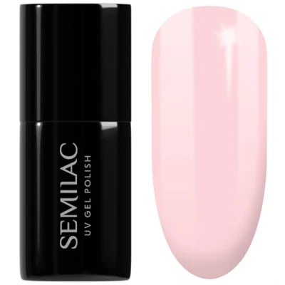 Image of SEMILAC Gel Nail Polish Long Lasting and Easy to Apply Perfect for Home Professional Manicure Pedicure 032 Biscuit UV Polish, 7 ml.