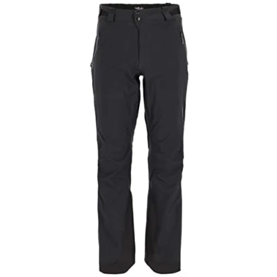 Image of Rab Men&#039;s Latok GTX Pants Gore Tex Waterproof Breathable for Winter Trekking &amp; Mountaineering Black Small