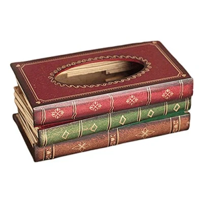 Image of Buwei Tissue Box Holders, Cover Napkin Holder Wooden Facial