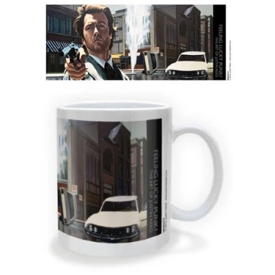 Image of The Art Of Justin Reed Pyramid International Feeling Lucky Punk Official Boxed Ceramic Coffee/Tea Mug, Multi Colour, 11 oz/315 ml