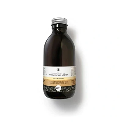 Image of Valley Mist Micellar Water + Toner for Normal Dry Skin 3 in 1 Makeup Remover, Cleanser with Neroli Lavender 200 ml