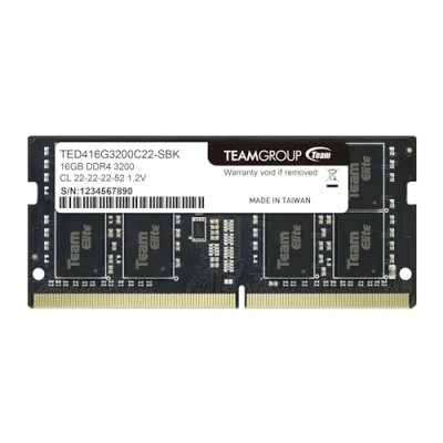 Image of Memoria SODIMM DDR4 3200 16GB C22 Team Elite