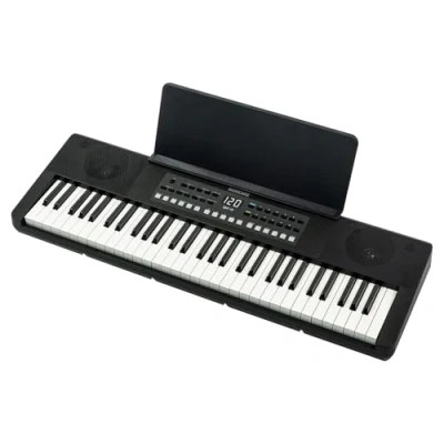 Image of SONICAKE 61 Key Keyboard Piano Portable for Beginners Built in Bluetooth Speakers, Headphones, 300 Tones and Rhythms, 80 Demos