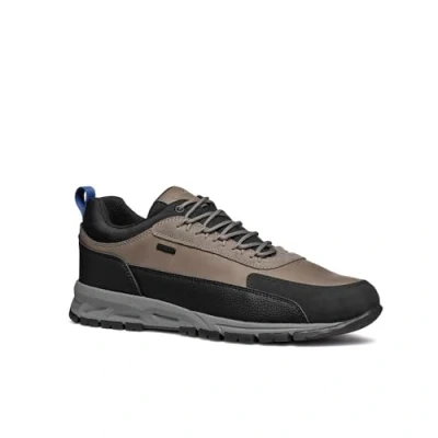 Image of Geox Men&#039;s U Doray B ABX Sneaker, Dove Grey Black, 10.5 UK