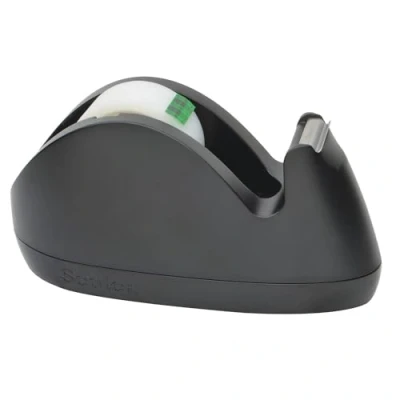 Image of Scotch Rabbit Tape Dispenser C29, Pink or Black + Magic Tape, 19 mm x 8.89 m, 1 Roll/Pack