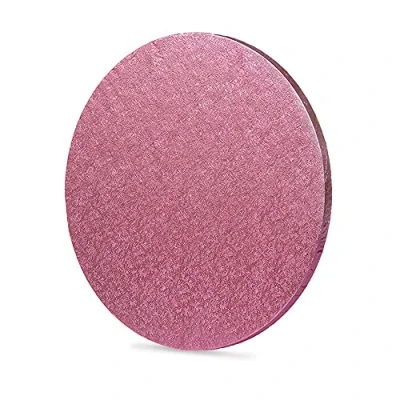 Image of Anniversary House 10 inch Pastel, Pack of 1, Individually Wrapped, Sturdy Fibre Cake Drum Round, D005, Board, Baby Pink