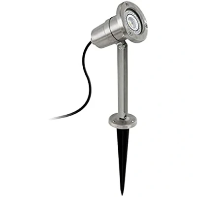 Image of Eglo Lighting Nema 1 Light Outdoor Spike Stainless Steel IP44, GU10