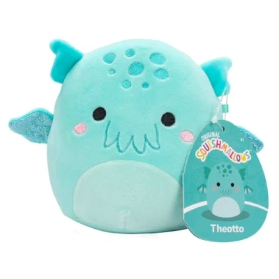 Image of Squishmallows Original 5 Inch Theotto The Cthulhu Official Jazwares Stocking Stuffer Plush Collectible Soft &amp; Squishy Mini Stuffed Animal Toy Add to Your Squad Gift for Kids, Girls Boys
