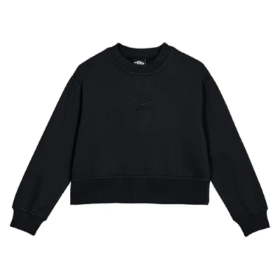 Image of Umbro Womens Boxy Sweatshirt Black/Black S