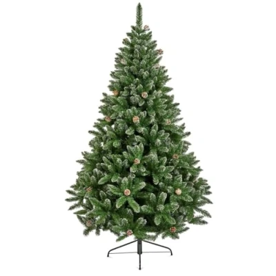 Image of Premier Decorations Rocky Mountain Pine Tree PVC Tips with Cones, 1.5m
