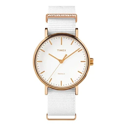 Image of Timex Womens Analogue Classic Quartz Watch with Nylon Strap TW2R49100