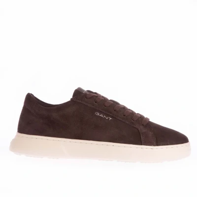 Image of Gant Mens Joree Sneaker in Dark Brown Leather (archived) Size UK 7