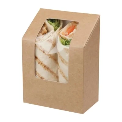 Image of Zest Kraft Paperboard Tuck Top Wrap (Pack 500)