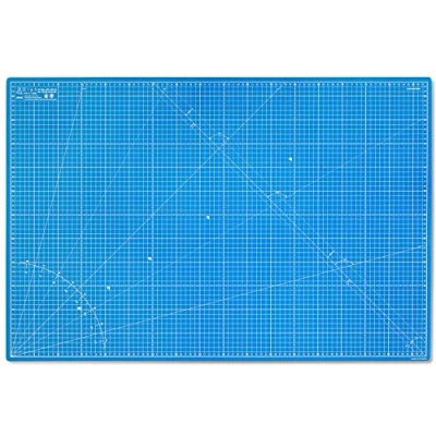 Image of Elan Cutting Mat A1 Blue, 5 Ply Craft Mat, Self Healing Board Craft, Art 90 x 60, Dressmaking Accessories for Sewing, Quilting, and Crafting