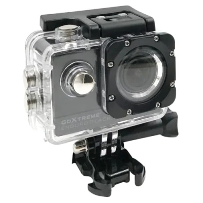 Image of Easypix GoXtreme Enduro Black Action Camera 4 K, Real 2,7 K at 30fps, Full HD to 60fps with Remote Control, 2/5 cm display, WiFi 20148