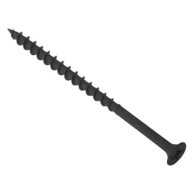Image of ForgeFix Drywall Screws Coarse Thread 3.5 x 42mm Black Phosphate Box 200