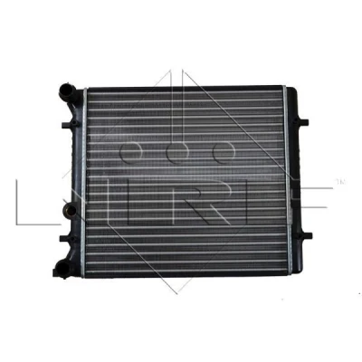 Image of 1J0121253AM, 1J0121253G, 1J0121253K Engine radiator NRF 509530A Aluminium 430mm 411mm 20mm Mechanically jointed cooling fins VOLKSWAGEN: Golf 4