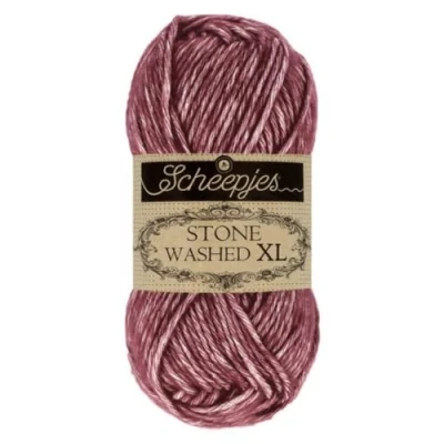 Image of Scheepjes Stone Washed XL 850 Garnet Yarn 1x50g