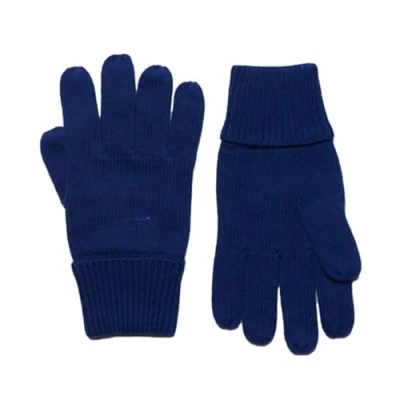 Image of Superdry Vintage LOGO Gloves, Men&#039;s, Size: One Size, Bright blue grit