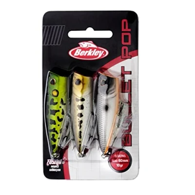 Image of Berkley Bullet Pop 3 Pack 6cm (6g) Topwater lure