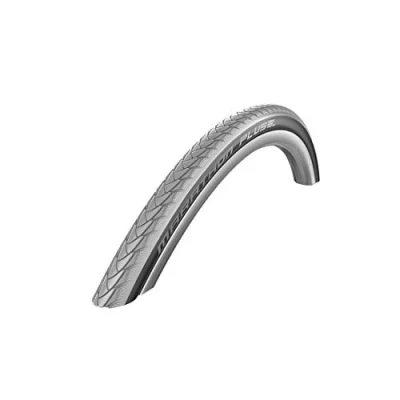 Image of Schwalbe Unisex&#039;s Marathon Plus Perf, SmartGuard, TwinSkin Tyres, Black, 25 540, 10282540