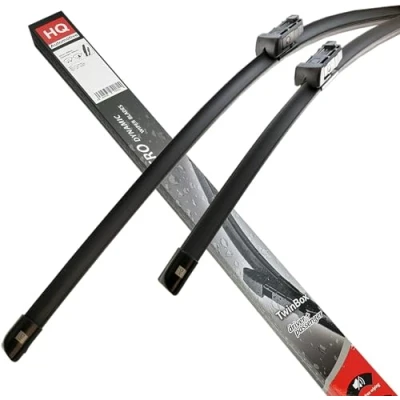 Image of HQ Automotive Front Windscreen Wiper Blades Fits: Alfa Romeo Giulia 2016 up, VW Caddy 2017 2020 ADB81 424