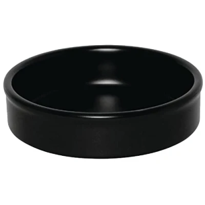 Image of Olympia Mediterranean Stackable Dishes Black 134mm (6 Pack)