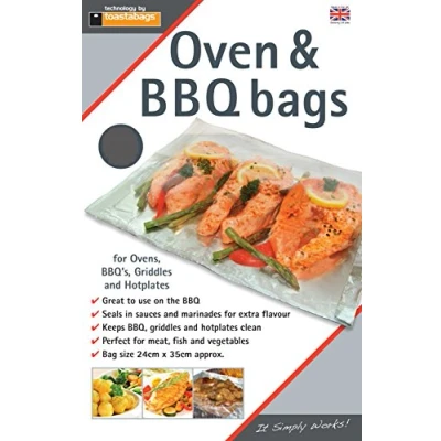 Image of Toastabags Oven and BBQ Bags Large (Pack of 50), Aluminium, 27.5 x 17.5 2 cm