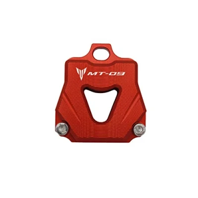 Image of LongGreat MT09 Key Cover Caps Motorcycle Keychain For Yamaha FJ 09/XSR900/MT 09/FZ 09/MT 09 SP/MT TRACER 2014 2020 (Red, 1pcs)