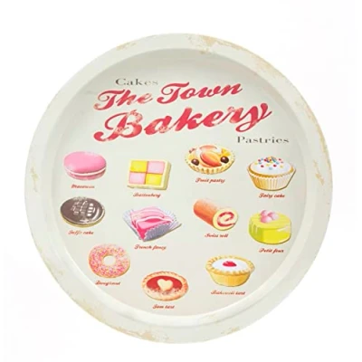 Image of Martin Wiscombe Town Bakery Round Tray, Assorted