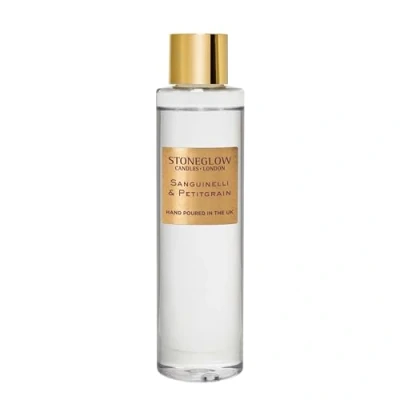Image of Stoneglow Luna Collection Sanguinelli &amp; Petitgrain 210ml Scented Reed Diffuser Refill (Glass Bottle)