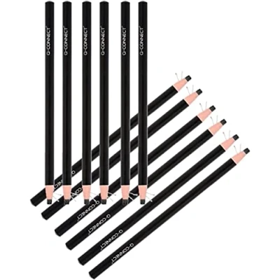 Image of Q Connect Black China Pencil (Pack of 12)