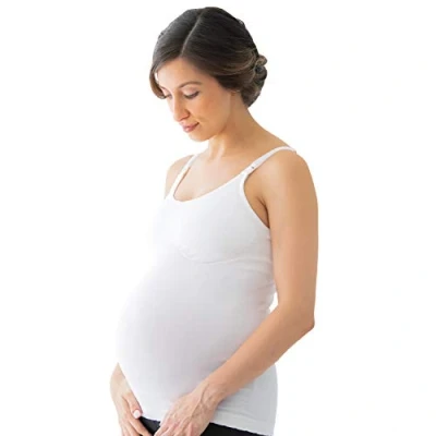 Image of Medela Women&#039;s Nursing Tank Top, White, X Large
