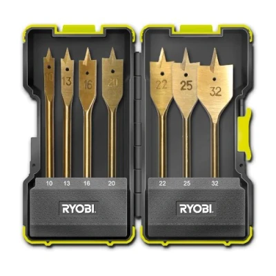 Image of Ryobi RAK07SB Spade Bit Set, 7 Piece