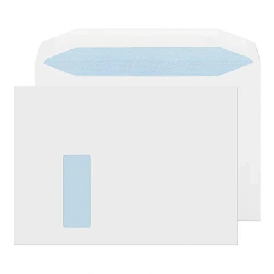 Image of Blake Purely Everyday C4 229 x 324 mm 120 gsm Mailer Gummed Window Envelopes (6710) White Pack of 250