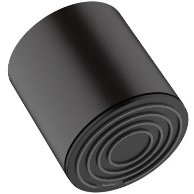 Image of Hansgrohe 24130670 Pulsify S Overhead 105 1jet, matt Black, Shower Head 105mm