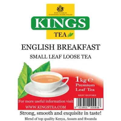 Image of KINGS TEA ENGLISH BREAKFAST LOOSE 1KG