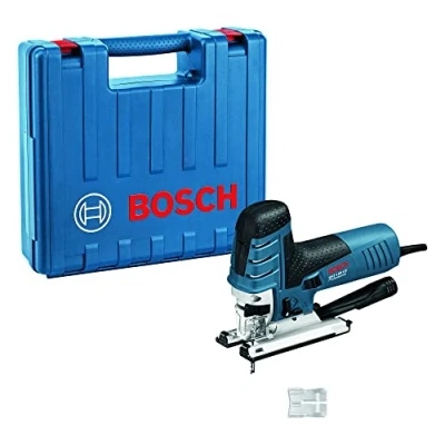 Image of Bosch Professional Corded jigsaw GST 150 BCE (240V, incl. Hood, Dust extraction set, Glide shoe, Suction nozzle, 1 x blade)