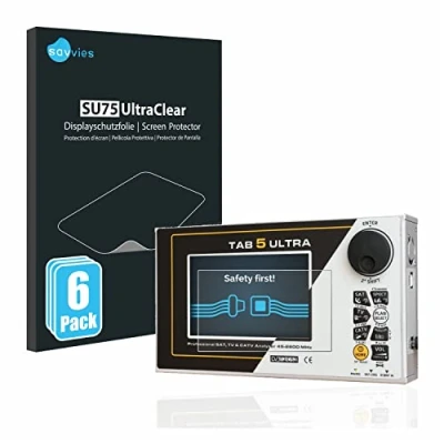 Image of Savvies 6 Pack Screen Protector compatible with Rover TAB 5 ULTRA Protection Film Clear