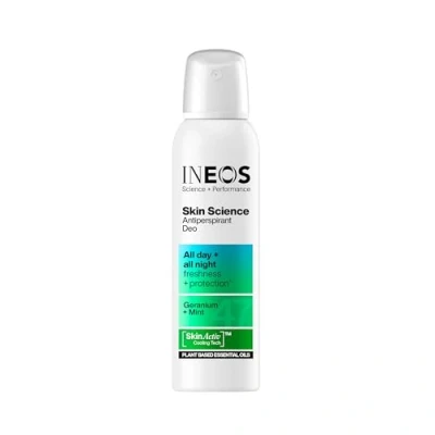 Image of INEOS Skin Science Geranium + Mint Antiperspirant Deodorant Aerosol Spray 200ml