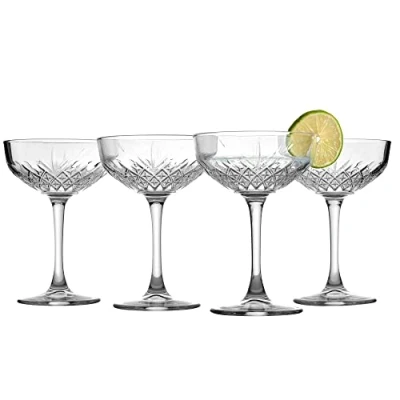 Image of Pasabahce Set 4 Coppe Timeless Champagne 27 Arredo Tavola White