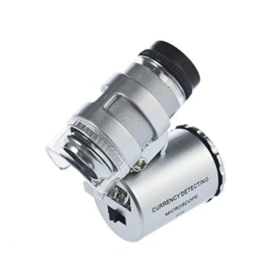 Image of TRIXES Mini 60X Jewellery Loupe Lighted Magnifier Microscope