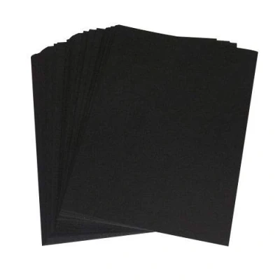 Image of StellaWeds 100 x A4 Black Card Stock 260gsm